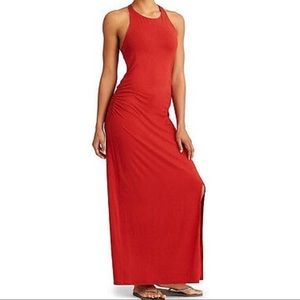 Athleta Saffron Red Serenity Maxi Dress